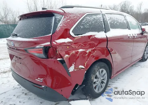 2022 Toyota Sienna Xle из США, поврежденный, VIN 5TDYRKEC7NS092140